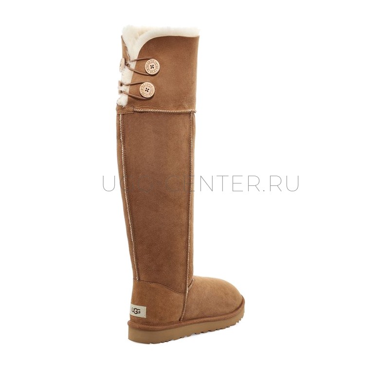 UGG Over The Knee Bailey Button 2 Chestnut