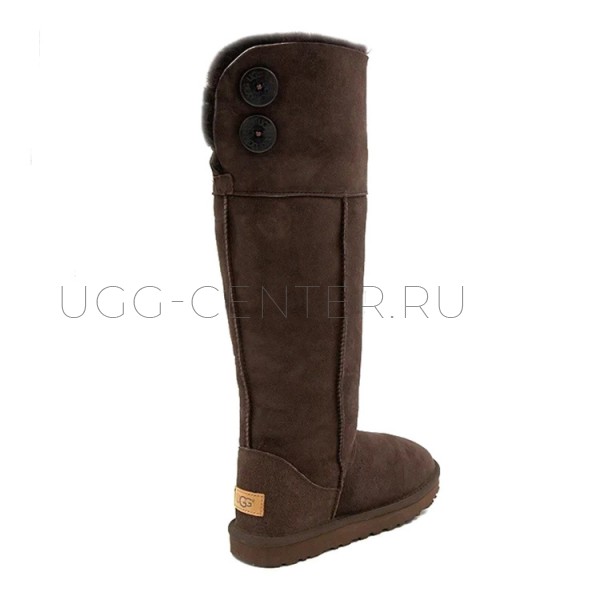 Over The Knee Bailey Button 2 Chocolate