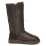 UGG Bailey Button Triplet Bling Metallic Chocolate