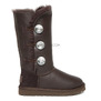 UGG Bailey Button Triplet Bling Metallic Chocolate