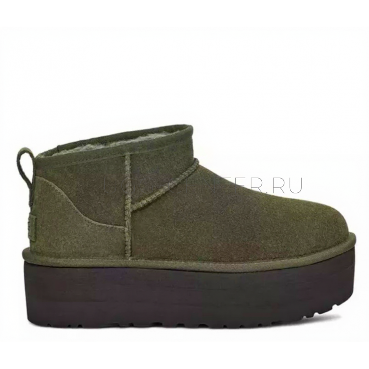 UGG Classic Ultra Mini Platform Burnt Olive