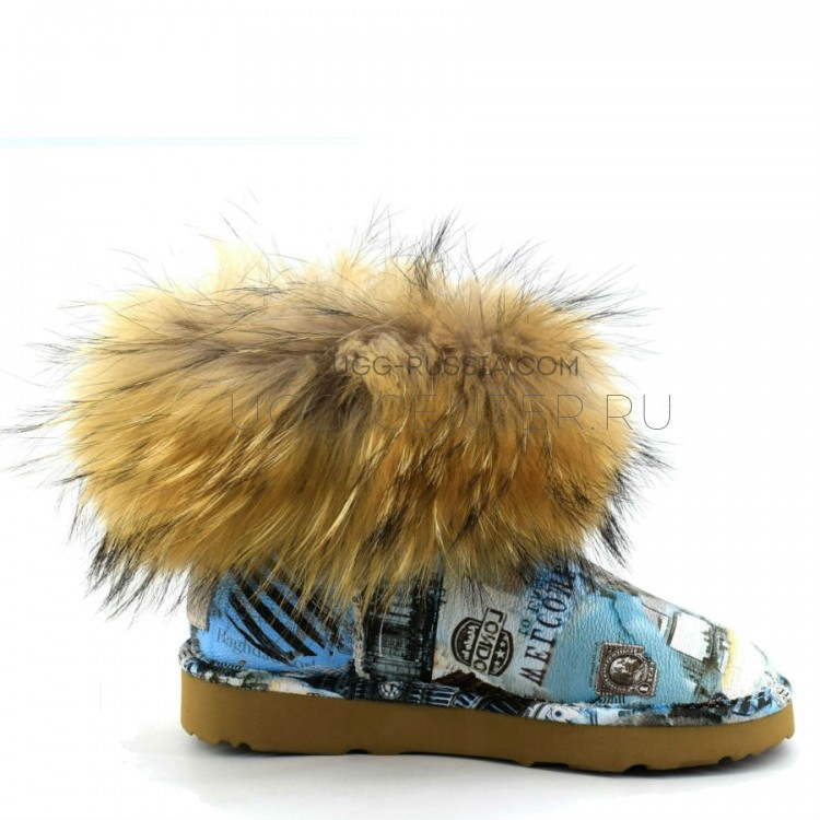 UGG Jimmy Choo Travel Fox Lodge Blue