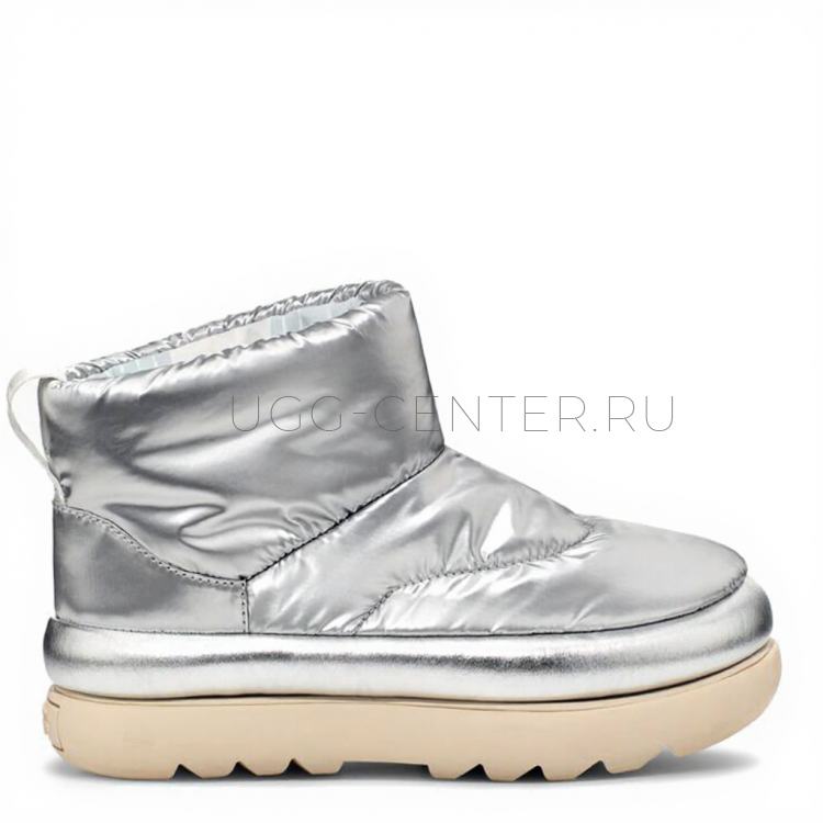 UGG Classic Maxi Metallic Silver  Mini