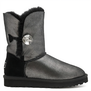 UGG Bailey Button Bling Glitter Black