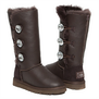 UGG Bailey Button Triplet Bling Metallic Chocolate