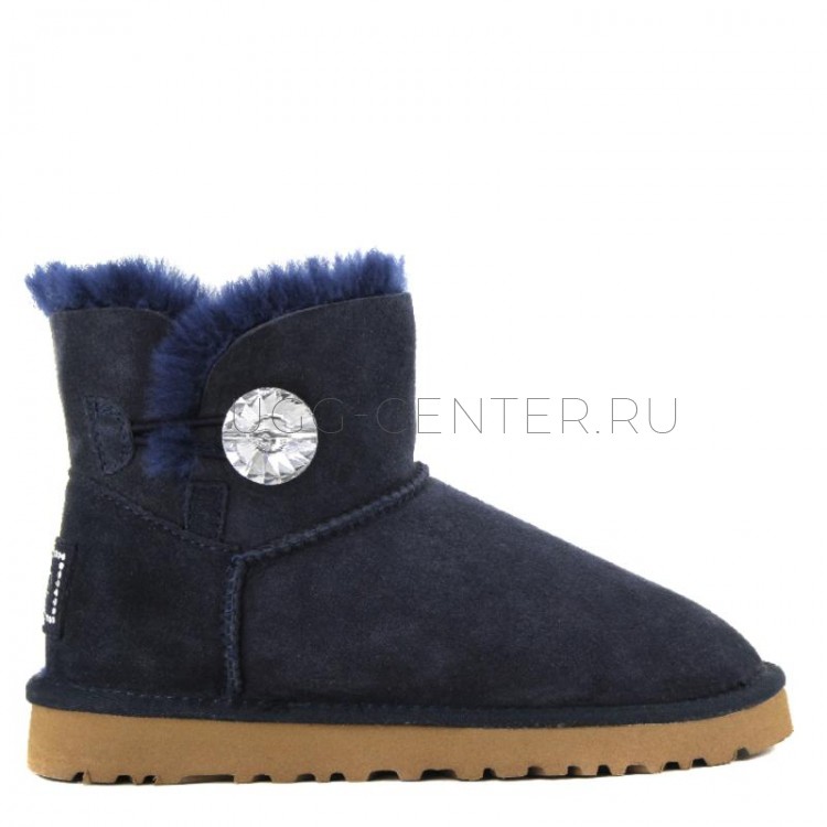 UGG Bailey Button Mini Bling Navy