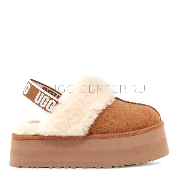 Funkette Suede Platform Chestnut