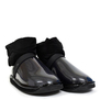 Clear Quilty Boots Black