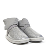 Clear Quilty Boots Grey