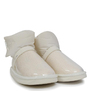 Clear Quilty Boots White