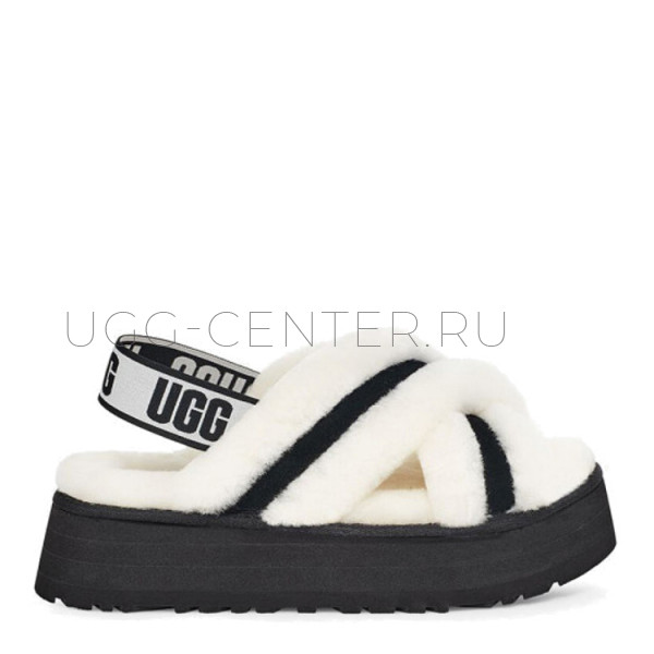 Ugg Disco Color Slide White