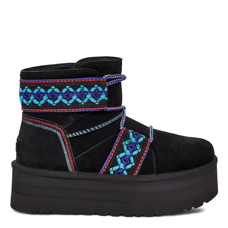 Classic Mini II Braid Platform Black